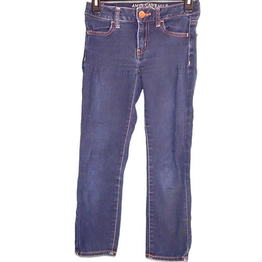 American Eagle Outfitters jegging crop women's junior's size 2 denim jean capris